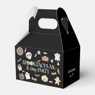 Spooktacular birthday kids party favor box