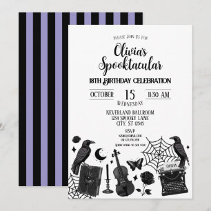 Spooktacular Birthday Party Invitation