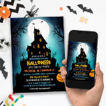 SPOOKTACULAR Costume Kids Halloween Birthday Party Invitation<br><div class="desc">It's time for a SPOOKTACULAR Costume Kids Halloween Birthday Party! This invitation brings together the excitement of dressing up in costumes and celebrating a special birthday all in one. The design features a playful and spooky mix of Halloween-themed illustrations and birthday elements, making it a unique and delightful invitation. With...</div>