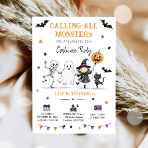 Spooktacular Costume Party Halloween Invitation