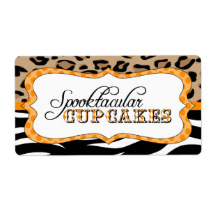 Spooktacular Cupcakes Étiquette alimentaire