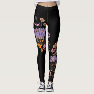 Spooktacular Cute Ghost Hal All-Over-Print Legging