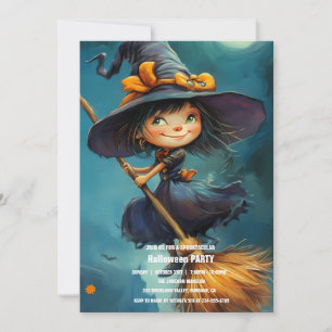 Spooktacular Dark Haunted House Halloween Party  I Invitation