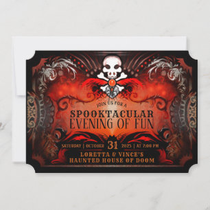 Spooktacular Evening of Fun Halloween Invitation