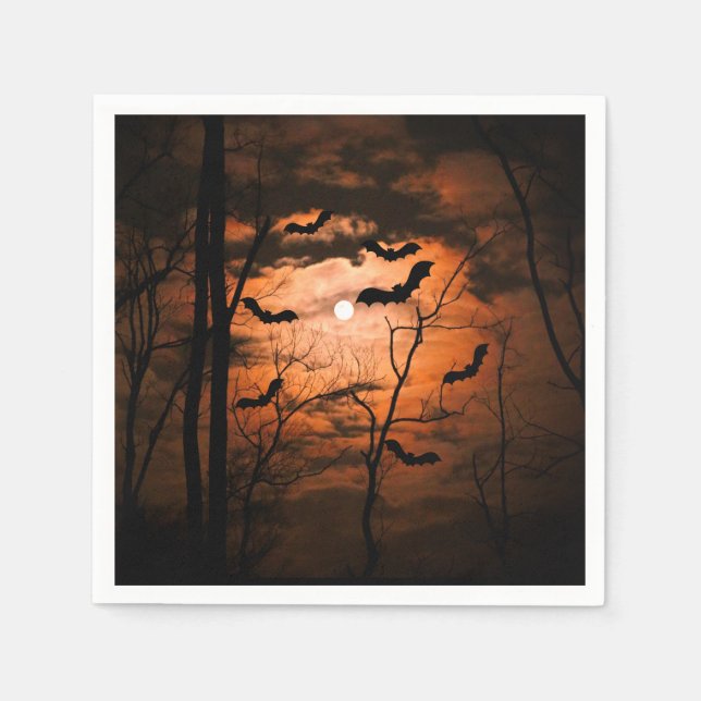 Spooktacular Full Moon Costume Party   Napkin (Front)