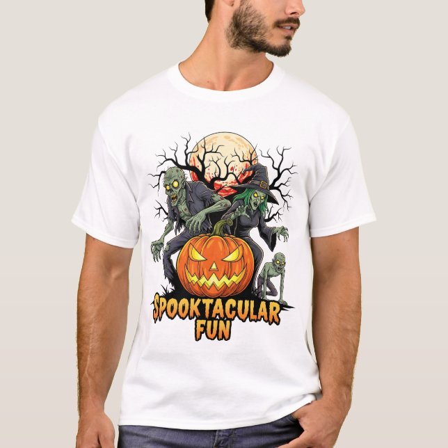 Spooktacular Fun Halloween Night Tee (Front)