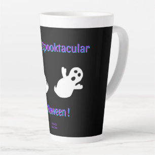 Spooktacular Ghosts Large Latte Mug