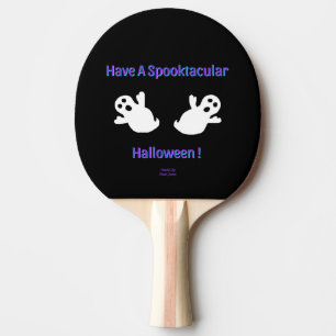 Spooktacular Ghosts Ping Pong Paddle