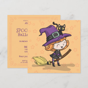 Spooktacular Halloween Costume   Party Invitation