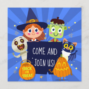 Spooktacular Halloween Costume Party   Invitation