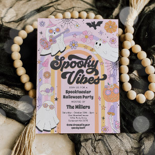 Spooktacular Halloween Cute Ghost Party  Invitation