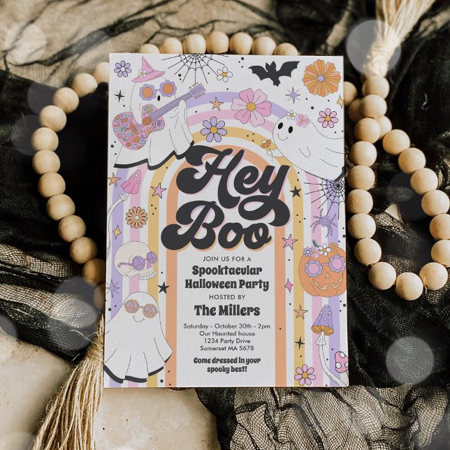 Spooktacular Halloween Cute Ghost Party  Invitation (Creator Uploaded)