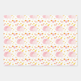 Spooktacular Halloween ghoulish style pattern Wrapping Paper Sheet