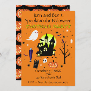 Spooktacular Halloween Party Invitation