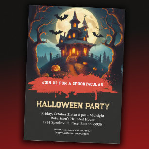 Spooktacular Halloween Party Invitation