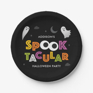 Spooktacular Halloween Party Plates