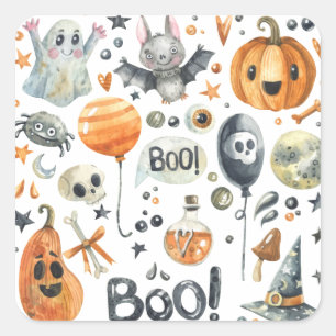 Spooktacular Halloween Party   Sticker Seal
