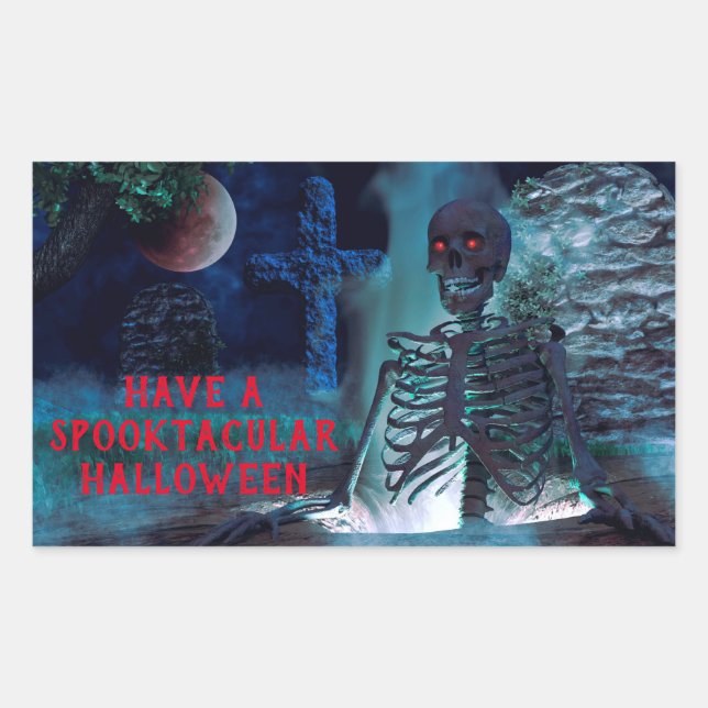Spooktacular Halloween Sticker (Front)