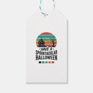 Spooktacular Halloween Vintage Engraving Shirt Des Gift Tags