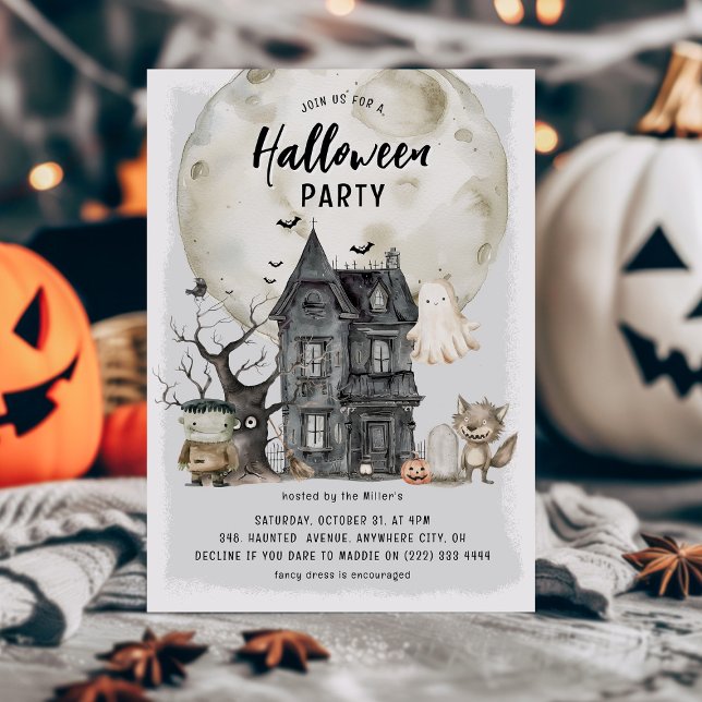 Spooktacular Kids Halloween Party Invitation (Creator Uploaded)