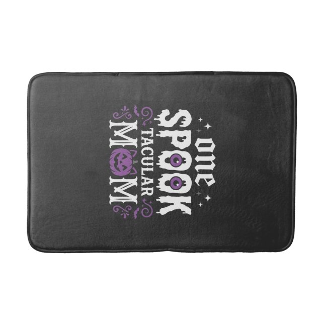 Spooktacular Mom Halloween Design_1 Bath Mat (Front)
