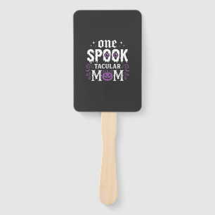 Spooktacular Mom Halloween Design_1 Hand Fan