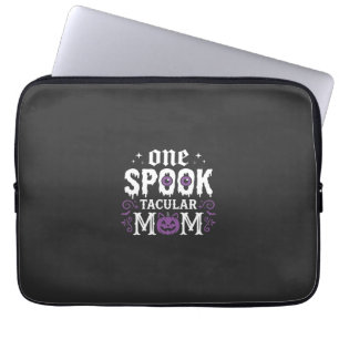 Spooktacular Mom Halloween Design_1 Laptop Sleeve
