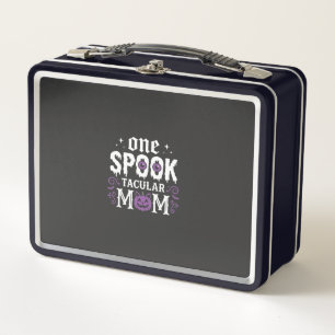 Spooktacular Mom Halloween Design_1 Metal Lunch Box