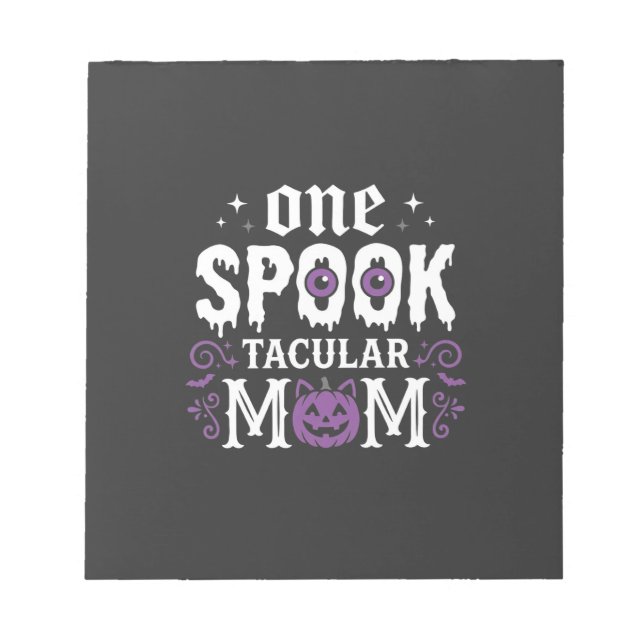 Spooktacular Mom Halloween Design_1 Notepad (Front)
