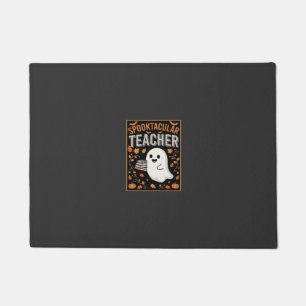 Spooktacular Teacher Halloween Ghost Design_1 Doormat