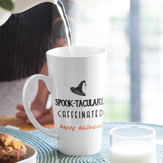 Spooktacularly Caffeinated Halloween Latte Mug (Creator Uploaded)