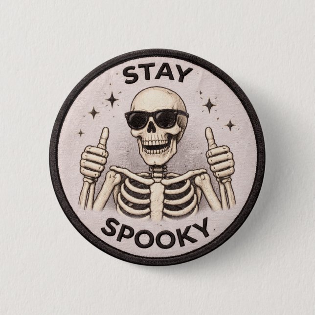 Spooky 2 Inch Round Button (Front)