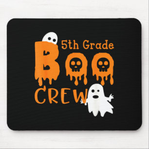 Spooky 5th grade boo crew - scary ghosts  mouse pad