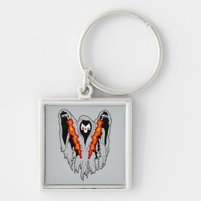 Spooky  AC-130  Gunship Keychain (Front)