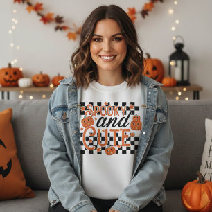 Spooky and Cute Vintage Retro Halloween Sweatshirt