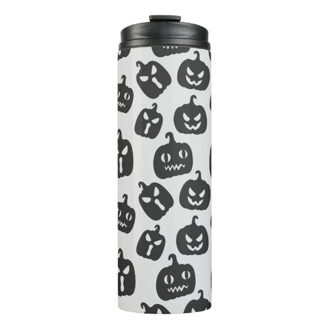Spooky and Smile Pumpkin  Thermal Tumbler (Front)