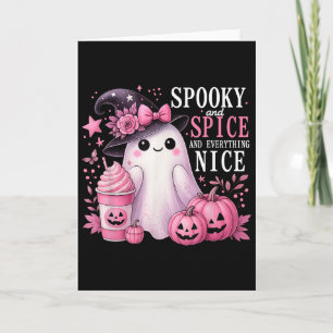Spooky And Spice And Everything Nice Halloween Pin Card