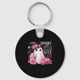 Spooky And Spice And Everything Nice Halloween Pin Keychain
