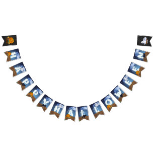 Spooky Animals Happy Halloween Sign