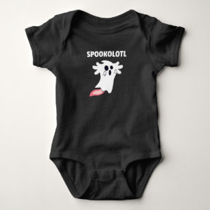 Spooky Axolotl Lovers Cute Animals For Halloween Baby Bodysuit