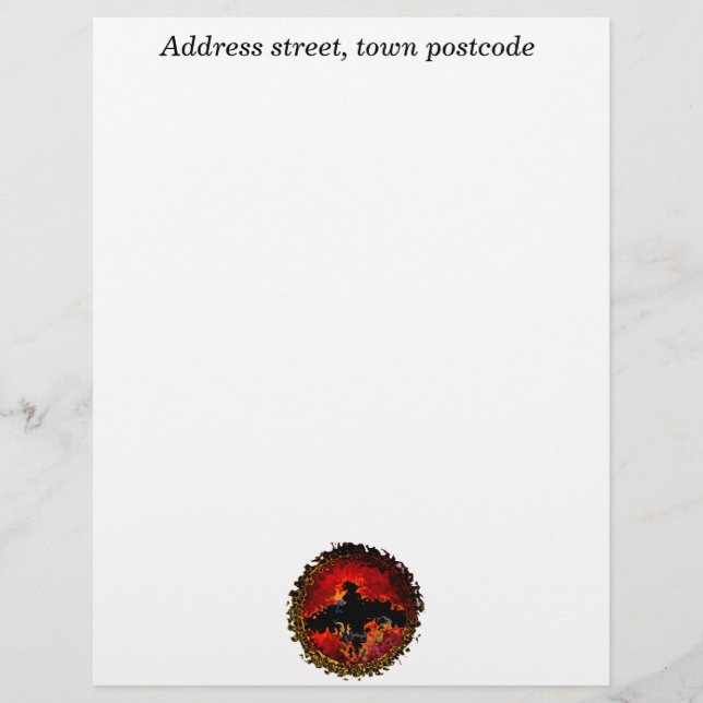 Spooky Bat Letterhead (Front)
