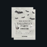 Spooky Bats Spooktacular Halloween Party  Invitation<br><div class="desc">Celebrate Halloween in style this year with these spooky haunted flying bats party invitations. The design is easy to personalize with your party details. Your guests will love receiving these spooktacular Halloween invitations and will give them something fun to look forward to.</div>
