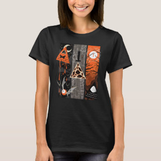 Spooky Billl Triangle Vintage Costume T-Shirt