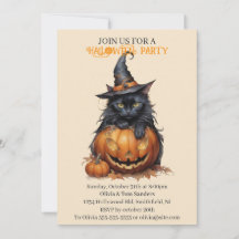 Spooky Black Cat Halloween