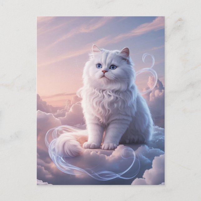 Spooky Black Cat Halloween Wallpaper — 2025 Night! Holiday Postcard (Front)