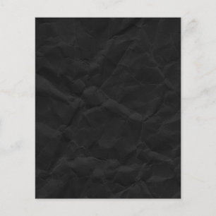 SPOOKY BLACK CRINKLED WRINKLED PAPER TEXTURE TEMPL