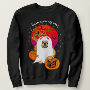 SPOOKY BOO-DOG  dark shirts- customize text  Sweatshirt