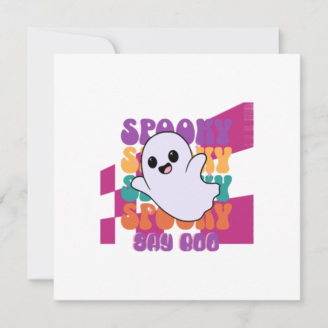 Spooky Boo Invitation (Front)