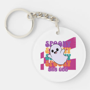 Spooky Boo Keychain
