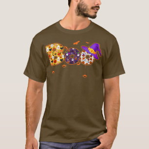 Spooky Boo Spiders Ghost Pumpkin Witch Hat Hallowe T-Shirt